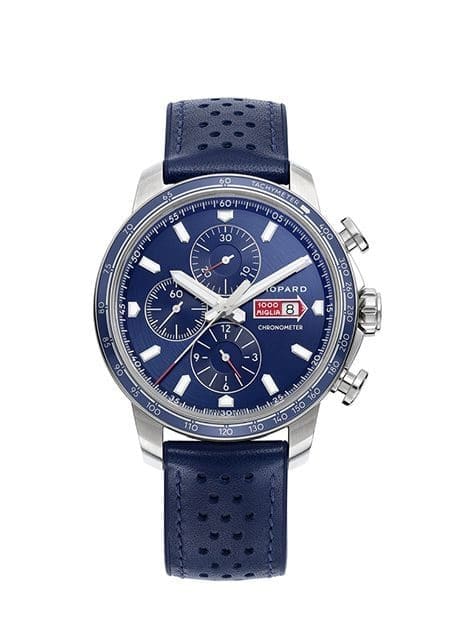 MILLE MIGLIA GTS AZZURRO CHRONO<br>44 MM, AUTOMATIC, STAINLESS STEEL