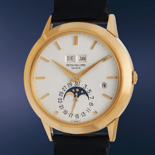 Phillips New York Six Lot 90 Patek Philippe reference 3450 perpetual calendar