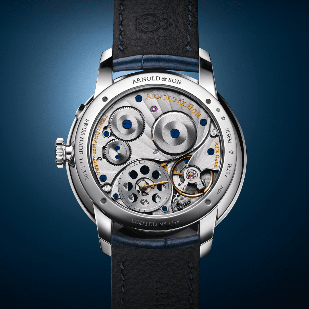 Arnold & Son Perpetual Moon Platinum Celestial Blue