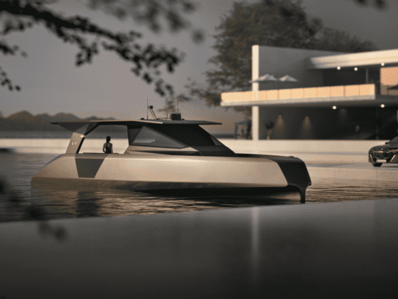 Tyde x BMW - The Open fully-electric luxury day yacht