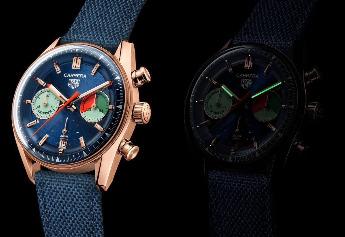 Tag Heuer at Watches And Wonders 2024 5 Carrera Chronograph Skipper Rose Gold