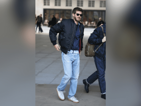 ANDREW GARFIELD WEARING GUCCI