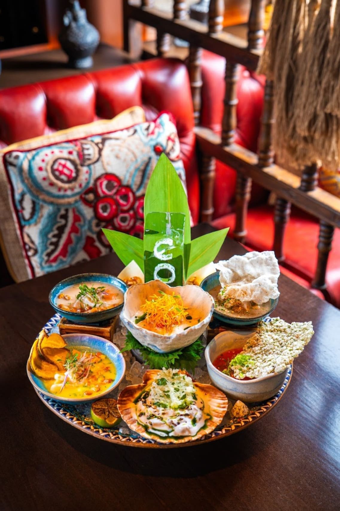 COYA Dubai ceviche day menu